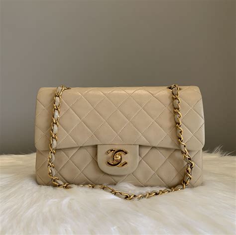 chanel classic mini green|chanel mini flap bag beige.